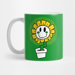 Happy Flower Pot Mug